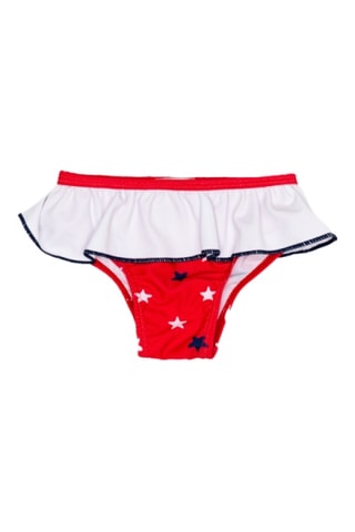 Bas de maillot - Rouge et blanc