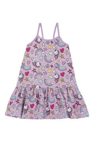 Robe - Mauve et fuchsia