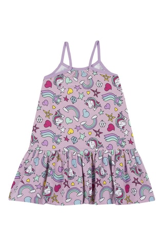 Robe - Mauve et fuchsia