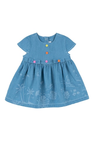 Robe en jean - Bleu