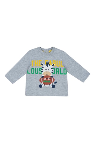 T-shirt - Gris clair chiné