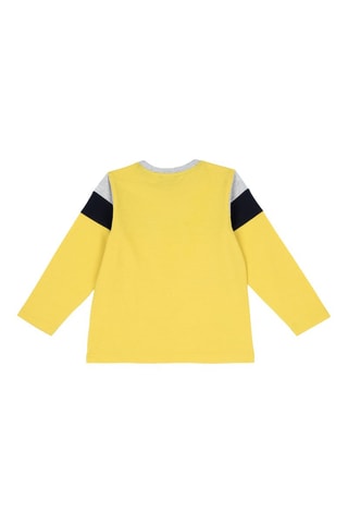 T-shirt - Jaune et gris clair chiné