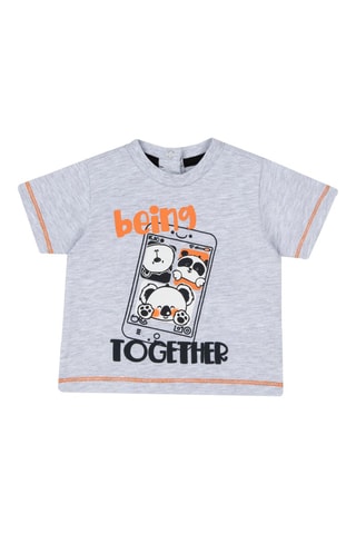 T-shirt - Gris chiné