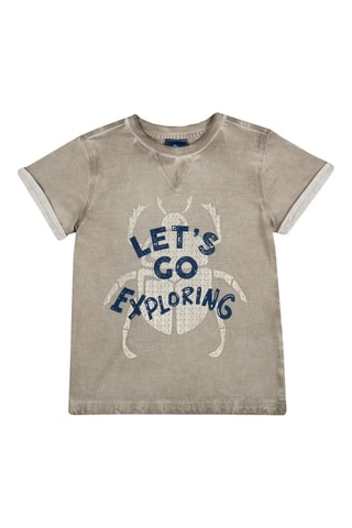 T-shirt - Gris-vert