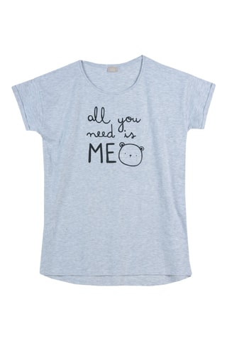 T-shirt - Gris clair