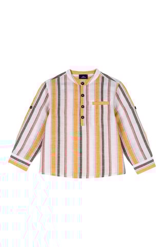 Blouse en lin - Moutarde