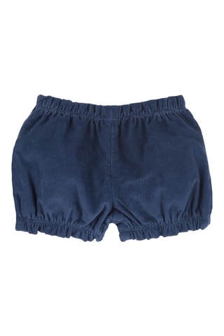 Short en velours - Bleu marine