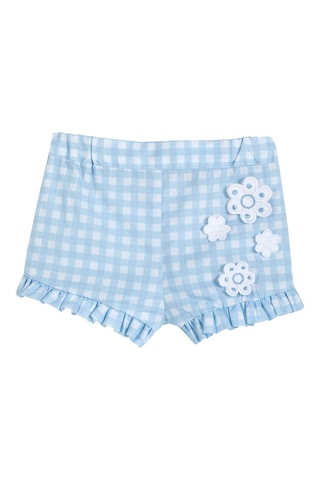Short - Blanc et bleu
