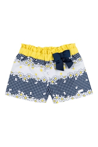 Short - Blanc et bleu marine