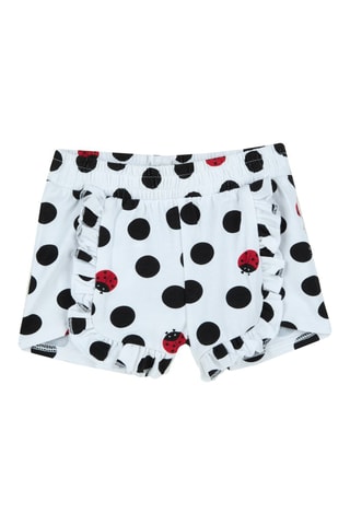 Short à pois - Blanc et noir