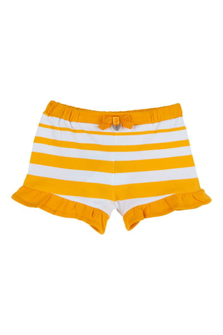 Short - Blanc et jaune