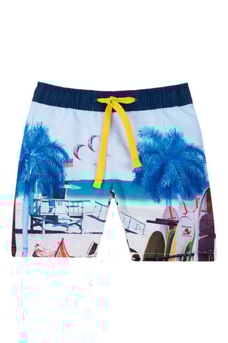 Short de bain - Blanc