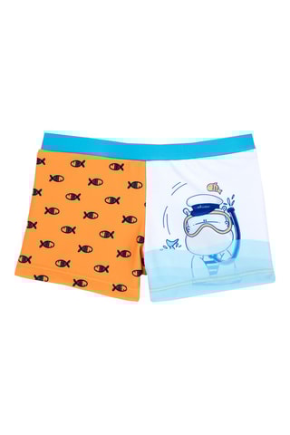 Short de bain - Orange