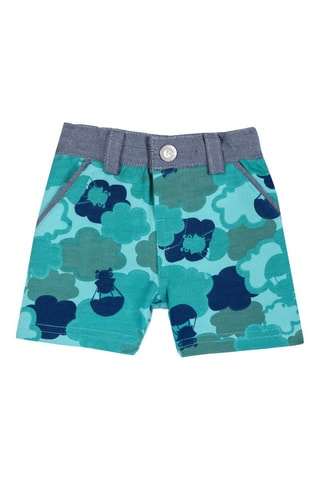 Short - Vert et bleu