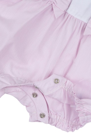 Barboteuse trompe-l’œil - Blanc et rose