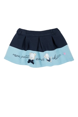 Jupe - Bleu marine et ciel