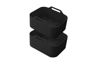 2 paniers de cuisson en silicone - 21,5 x 14,5 cm
