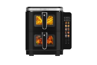 Double friteuse à air verticale - 12 l - 10 programmes