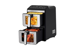 Double friteuse à air verticale - 11 l - 7 programmes