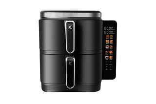 Double friteuse à air verticale - 12 l - 10 programmes