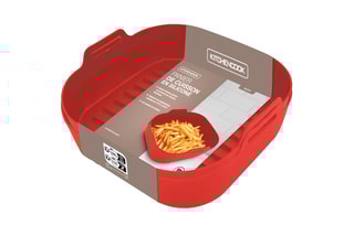 2 paniers de cuisson en silicone - 21 x 21 cm