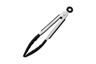 Pince alimentaire en acier et silicone - 27 cm