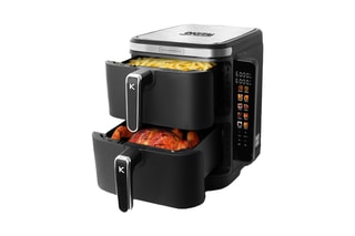 Double friteuse à air verticale - 12 l - 12 programmes
