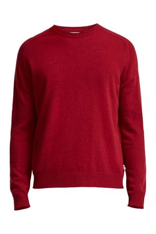 Pull en laine d’agneau Edward - Rouge