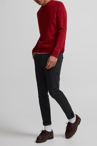 Pull en laine d’agneau Edward - Rouge