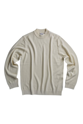 Pull en mérinos Martin - Ecru