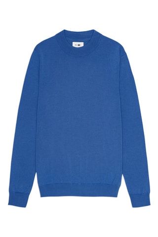 Pull en mérinos Martin - Bleu roi