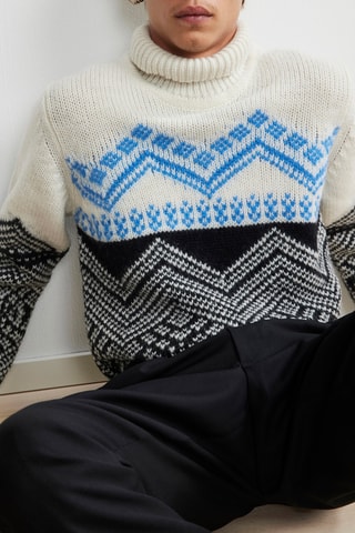 Pull en laine Winston - Ecru