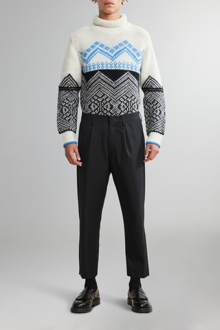Pull en laine Winston - Ecru