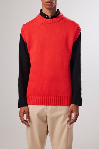Pull sans manches Jason - Rouge