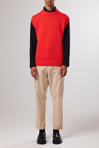 Pull sans manches Jason - Rouge