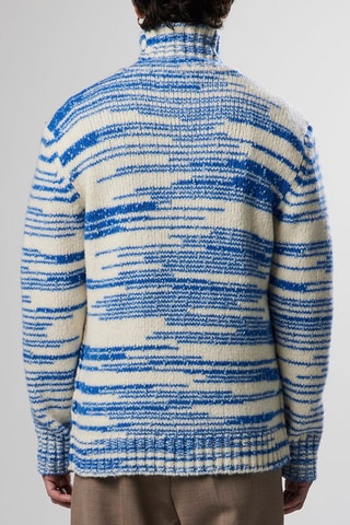 Pull en mérinos Douglas - Bleu roi