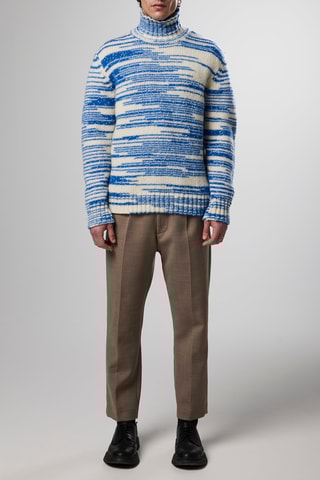 Pull en mérinos Douglas - Bleu roi