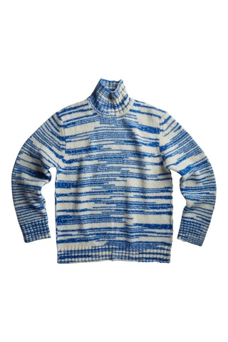 Pull en mérinos Douglas - Bleu roi