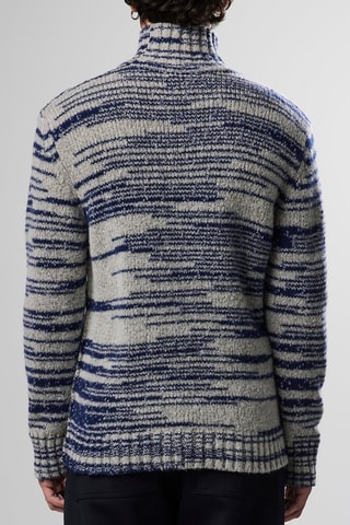 Pull en mérinos Douglas - Bleu marine