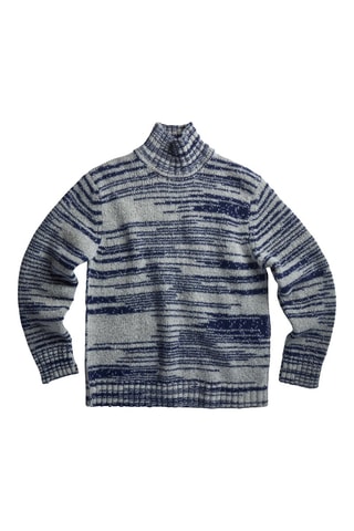 Pull en mérinos Douglas - Bleu marine