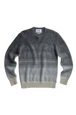 Pull en mohair et alpaga Walther - Gris