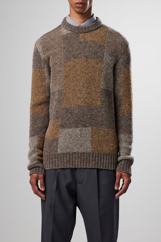 Pull en laine Brady - Camel