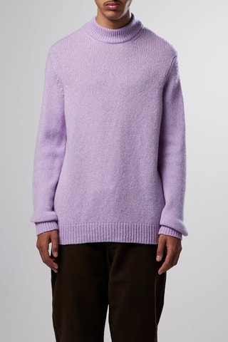 Pull en mérinos Nick - Mauve