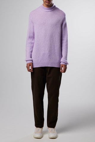 Pull en mérinos Nick - Mauve