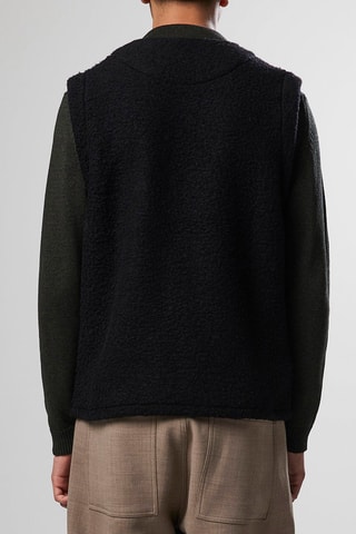 Gilet sans manches en laine Noel - Noir