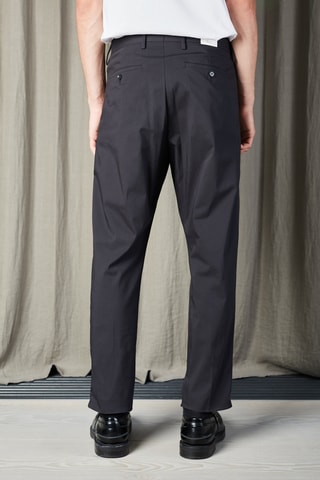 Pantalon regular coton biologique Bill - Noir