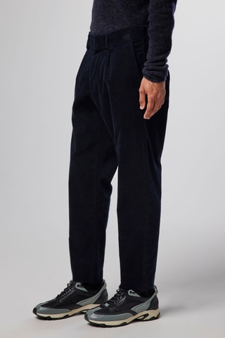 Pantalon en velours Bill - Bleu marine