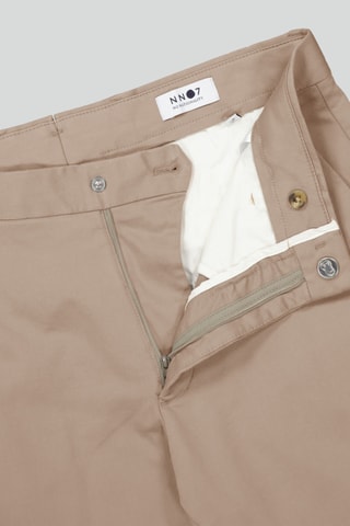 Chino regular en coton biologique Theo - Beige