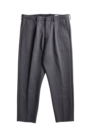 Pantalon en laine vierge Bill - Gris foncé
