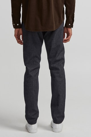 Chino regular Karl - Bleu marine chiné